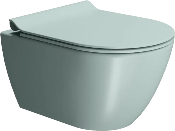 Унитаз подвесной GSI Pura 8815, с микролифтом, ghiaccio matte