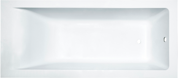 Ванна из искусственного камня Marmo Bagno Ницца 170x70 см, встраиваемая, белая, на ножках