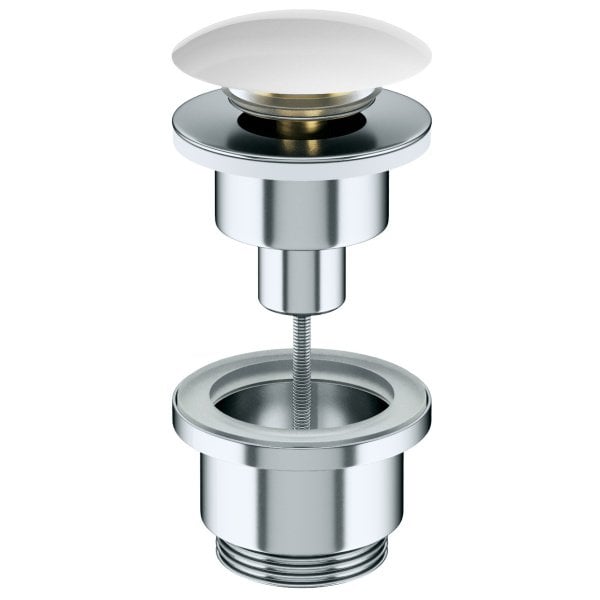 Донный клапан Ceramicanova, click-clack, белый, 70003nc