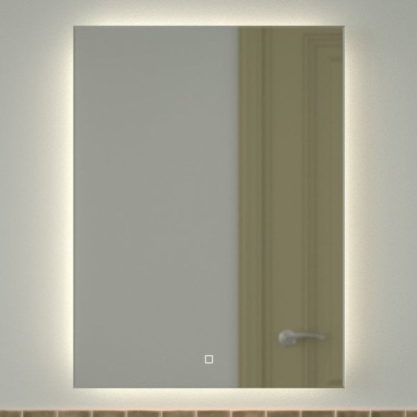 Зеркало Defesto Glow DF 2507S 60х80 с LED-подсветкой, 4 500 K, сенсорный выключатель