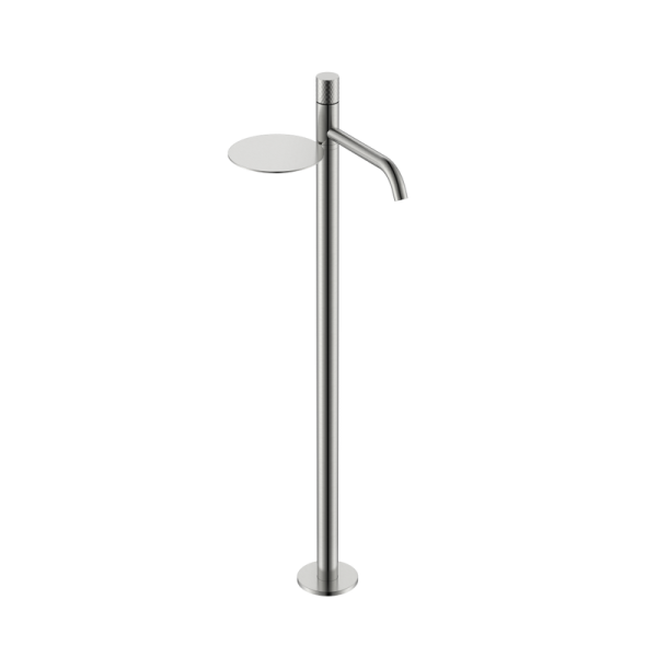 Напольный смеситель для раковины Boheme Stick 120-NB nikel brush diamond
