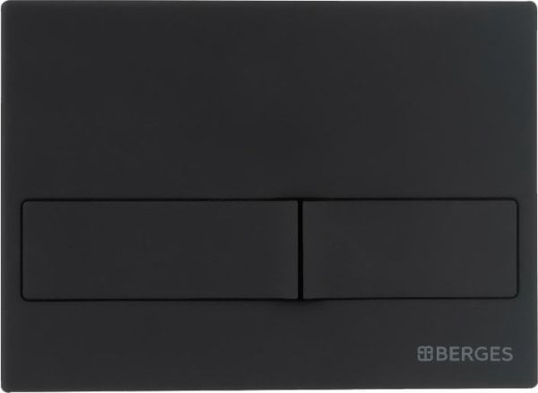 Кнопка смыва Berges Novum L5 чёрный, матовый