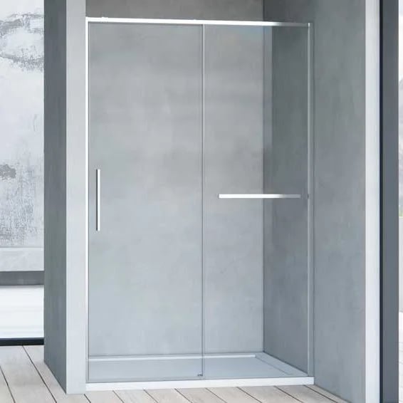 Душевая дверь в нишу Vincea Slim Soft VDS-1SS100CL 100 см, профиль хром, стекло прозрачное