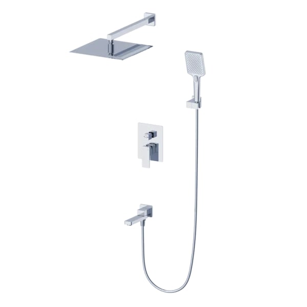 Душевой комплект Wonzon & Woghand WW-88087068-CR, С ВНУТРЕННЕЙ ЧАСТЬЮ, хром
