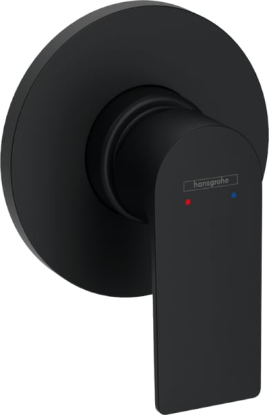 Встраиваемый смеситель Hansgrohe Rebris E 72658670 С ВНУТРЕННЕЙ ЧАСТЬЮ, черный мато