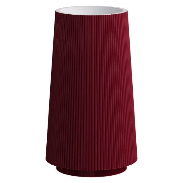 Раковина Boheme Torre Corian 48х48х85 Burgundy, напольная