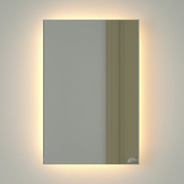 Зеркало Defesto Glow DF 2512 40х60 с LED-подсветкой, 3000 K, без выключателя