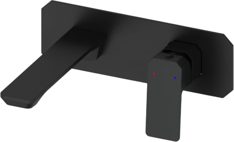Смеситель для раковины Wonzon & Woghand WW-88869011-MB черный матовый, С ВНУТРЕННЕЙ ЧАСТЬЮ