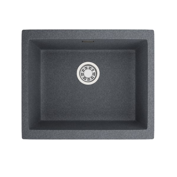 Мойка кухонная Emar Quartz EMQ-1555.P, антрацит