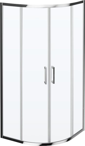 Душевой уголок KERAMA MARAZZI Vetro 90х90 см, четверть круга, профиль хром