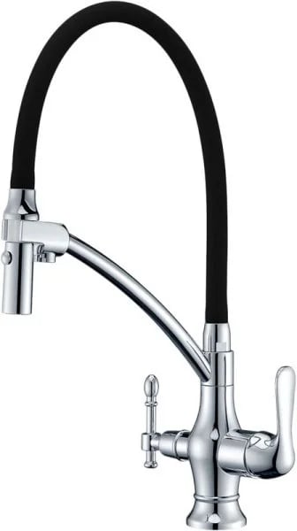 Смеситель для кухни Zorg Sanitary ZR 347-6 YF с гибким изливом