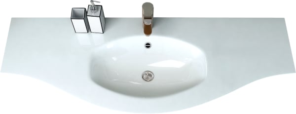 Мебельная раковина Cezares 50155 Bianco138 см