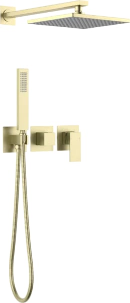 Душевой комплект Timo Selene SX-2169/17SM, С ВНУТРЕННЕЙ ЧАСТЬЮ, золото матовое