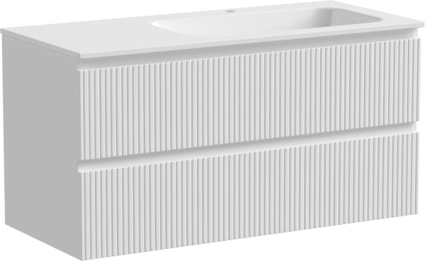 Тумба под раковину Sancos Snob T 100 подвесная Bianco (белый), SNT100RW