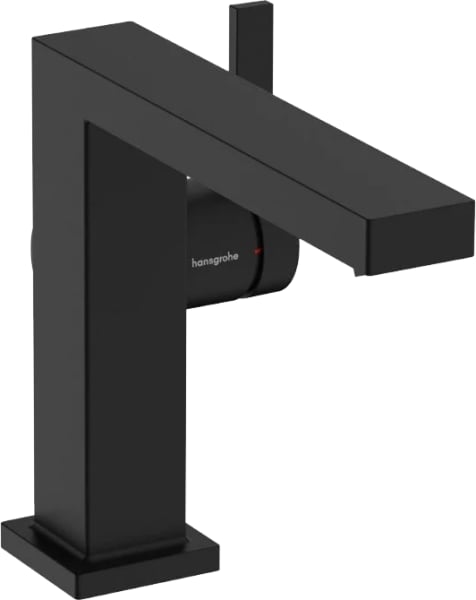 Смеситель для раковины Hansgrohe Tecturis E 110 Fine 73020670 матовый черный