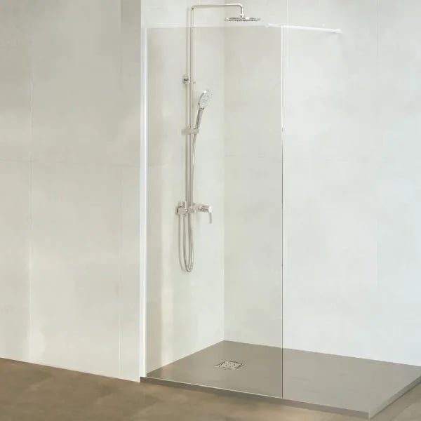 Душевая перегородка RGW Walk In WA-002W 110х195 см, профиль матовый белый, стекло прозрачное