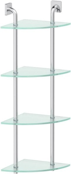 Полка Ellux Avantgarde AVA 056 4-ярусная, угловая, 26 см
