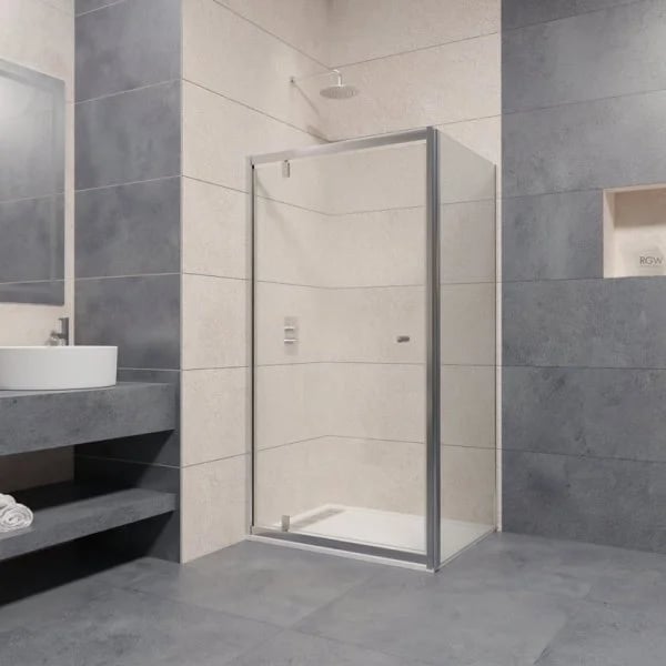 Душевой уголок RGW Passage PA-05+90 см (66-71)x90x185 профиль хром, стекло прозрачное