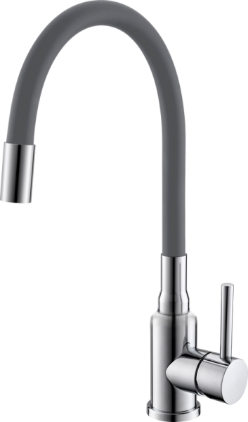Смеситель для кухни Alveus Flexa 1147022 серый
