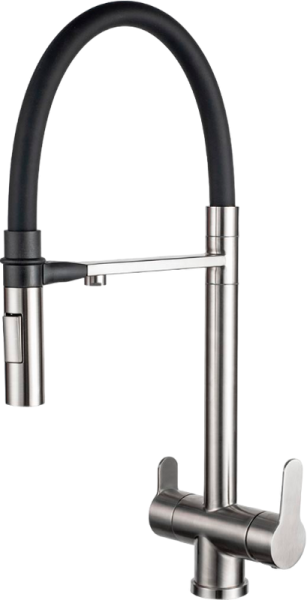 Смеситель для кухни Zorg Sanitary SZR-3030 хром