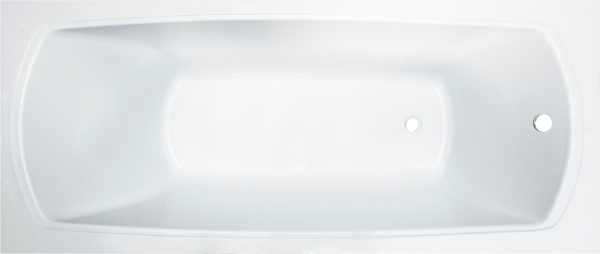 Ванна из искусственного камня Marmo Bagno Элза 170x75 см, встраиваемая, белая, на ножках