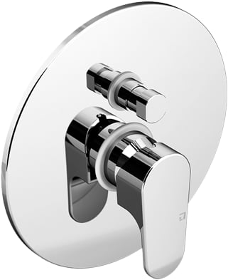 Встраиваемый смеситель Gattoni H2OMIX 1000 1034/10C0 С ВНУТРЕННЕЙ ЧАСТЬЮ, хром