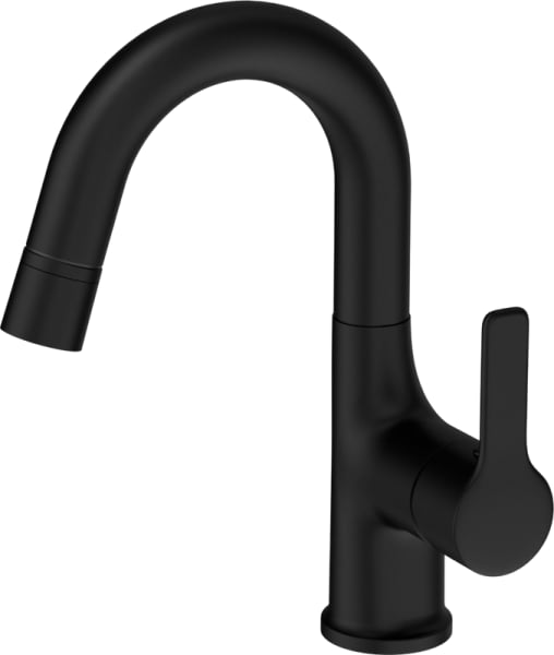 Смеситель для раковины Wonzon & Woghand WW-FE01L212-MB черный матовый