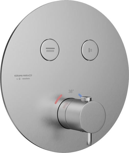 Термостатический смеситель встраиваемый KERAMA MARAZZI Eterna 70426EXKM.50.050 нержавеющая сталь