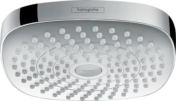 Верхний душ Hansgrohe Croma Select E 180 26524400 белый/хром