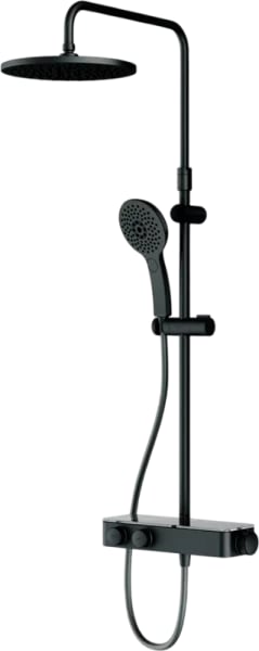 Душевая стойка AM.PM Inspire V2.0 F0750A422, с термостатом, черная