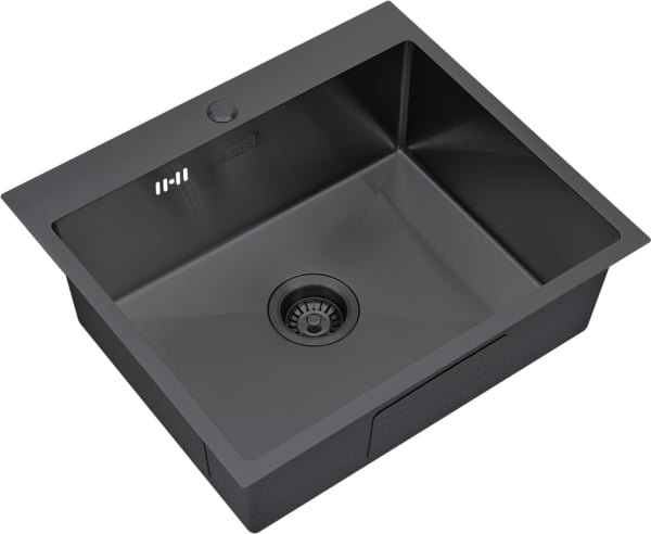 Мойка кухонная S.K.Sanitary SKS 5951 GRAFIT с сифоном
