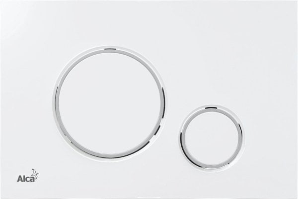Кнопка смыва AlcaPlast Thin THIN M770 белый / хром глянцевый