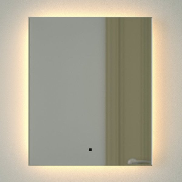 Зеркало Defesto Glow DF 2513R 50х60 с LED-подсветкой, 3000 K, инфракрасный выключатель
