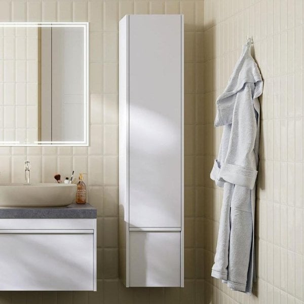 Шкаф-пенал для ванной KERAMA MARAZZI Modula 165 белый глянцевый