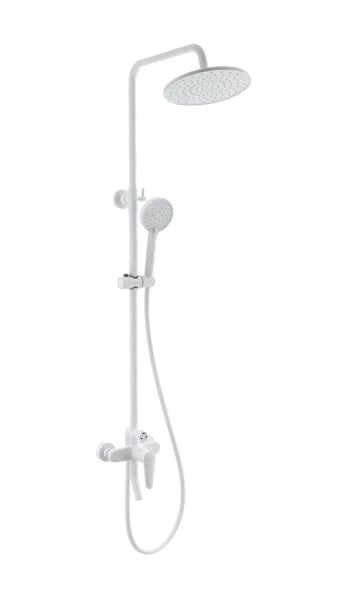 Душевая стойка Wonzon & Woghand WW-B2168-A-MW, матовая белая