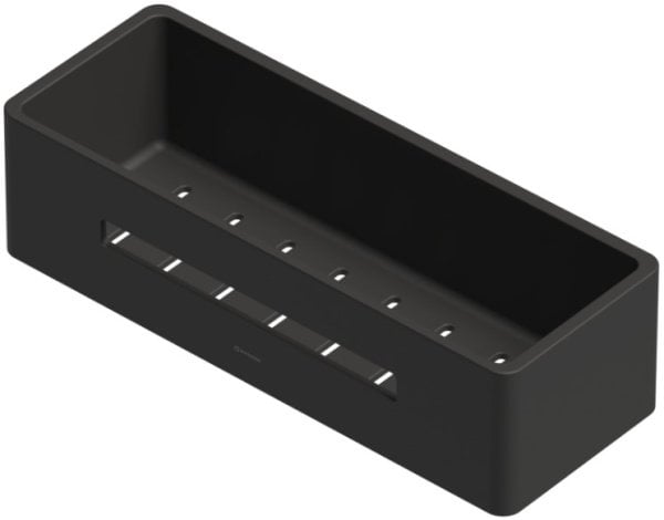 Полка WHITECROSS Ergo ER2280BL, черный матовый