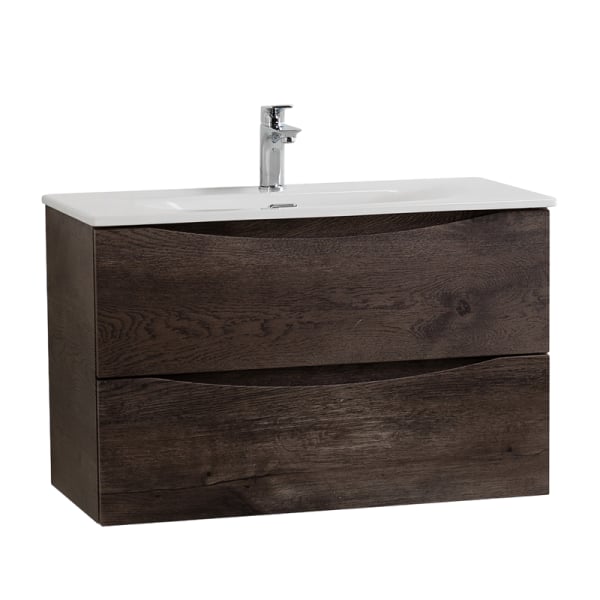 Тумба под раковину без столешницы BelBagno Marino-cer-mini 70 подвесная, rovere nature grigio