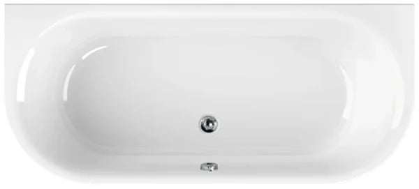 Акриловая ванна Cezares Metauro 180x80 см, METAURO-wall-180-80-40-W37