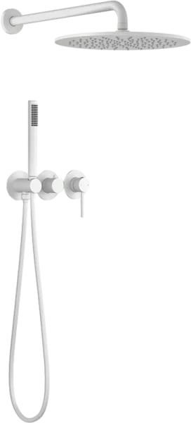 Душевой комплект Timo Saona SX-2349/16SM, С ВНУТРЕННЕЙ ЧАСТЬЮ, матовый белый