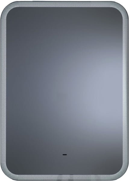 Зеркало Art&Max Messina 60х80 белое, с LED-подсветкой, 6000К