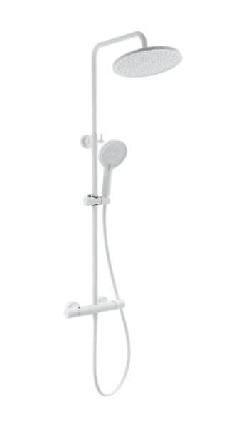 Душевая стойка Wonzon & Woghand INN 1 WW-B3013-T1-MW, матовая белая