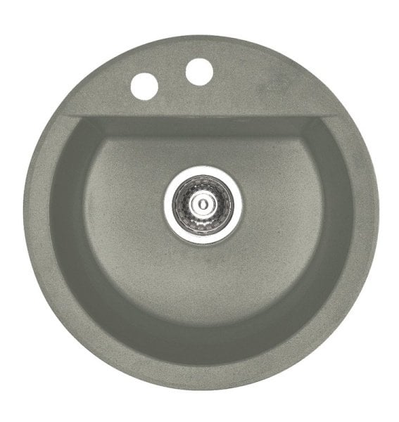 Мойка ALVEUS ALGRANIT CUBO 10 A06 ALU FI 468,1X в комп. с сифоном 1077138,