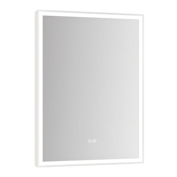 Зеркало в ванную с подсветкой Esbano ES-3682HD 60x80 см для ванной комнаты прямоугольное, со встроен