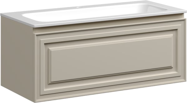 Тумба под раковину Sancos Very 100 подвесная Beige soft (капучино), VR100CE