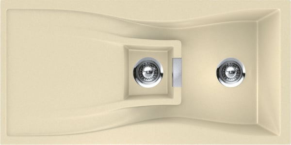 Мойка кухонная Schock Waterfall 60D (D-150) Cristadur аворио, интегрированная