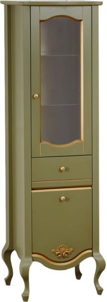 Шкаф-пенал для ванной Migliore Impero 26075 R, oliva