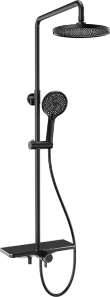 Душевая стойка AQUAme AQM8002B, черная