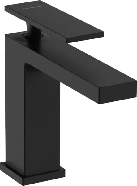 Смеситель для раковины Hansgrohe Tecturis E 110 73010670 матовый черный