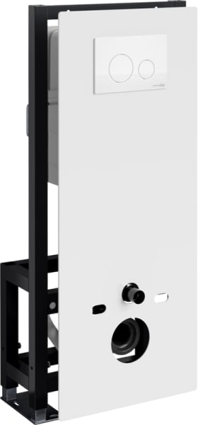 Система инсталляции для унитазов Wasserkraft Glan 66TLT.010.ME.WH.WH02, с кнопкой смыва белой