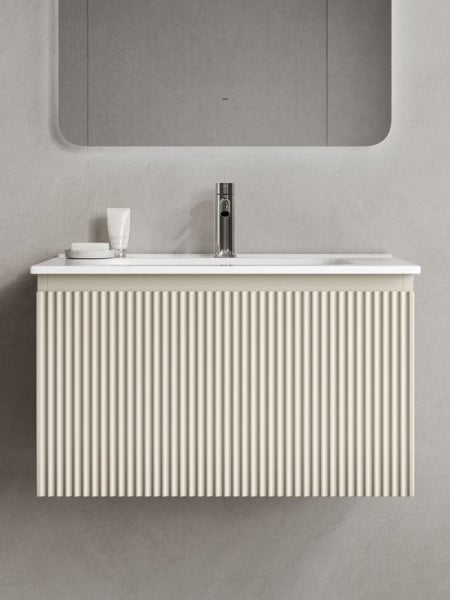 Тумба под раковину Sancos Snob R 1.0 70 подвесная Beige soft (капучино), SNR1.070CE